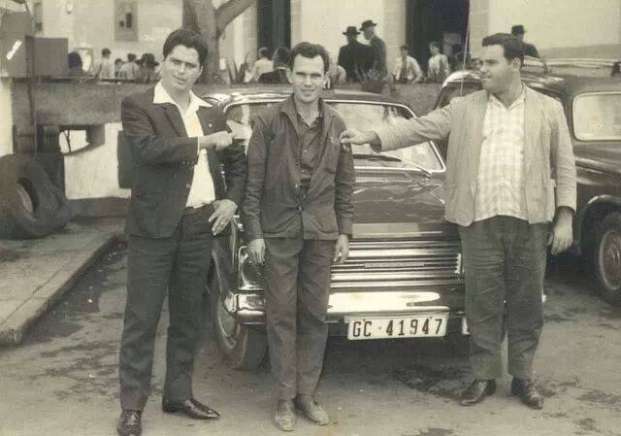 Taxistas de Los Llanos de Telde (Foto Suárez Robaina)