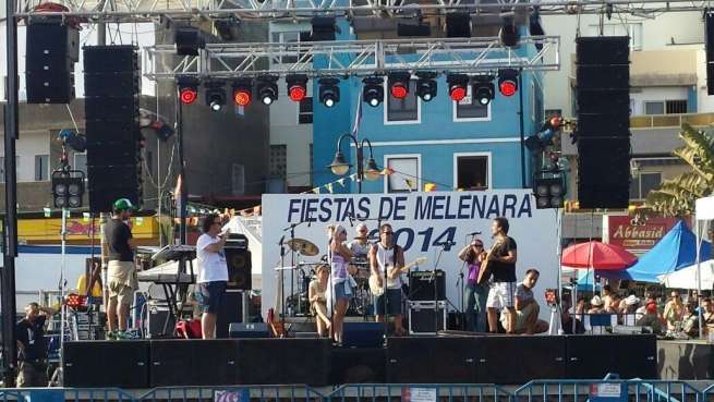 Momento de la prueba de sonido (Foto TA)