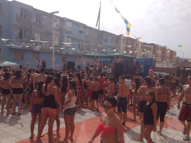 Mogollón musical en la plaza de La Garita (Foto TA)