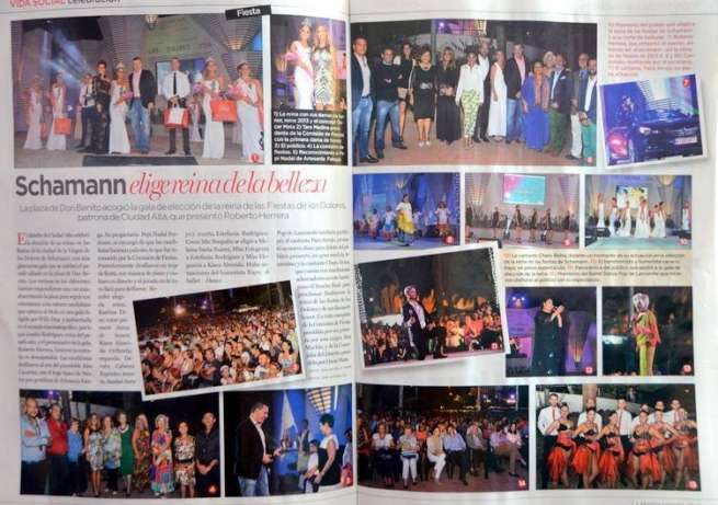 Reportaje gráfico de Alí en la revista C7 (Foto Antonio Alí)