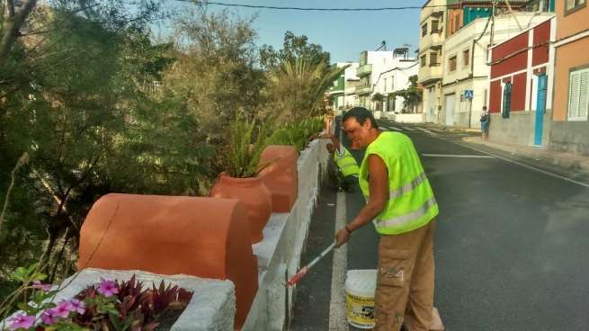 Trabajos en el barrio (Foto TA)
