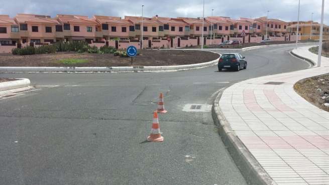 Imagen de la tapa de alcantarilla ya subsanada (Foto TA)