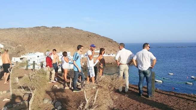 El concejal Mario Torres, en Tufia (Foto TA)