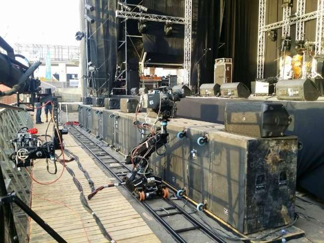 Equipos técnicos de Sonimac en el Womad (Foto TA)