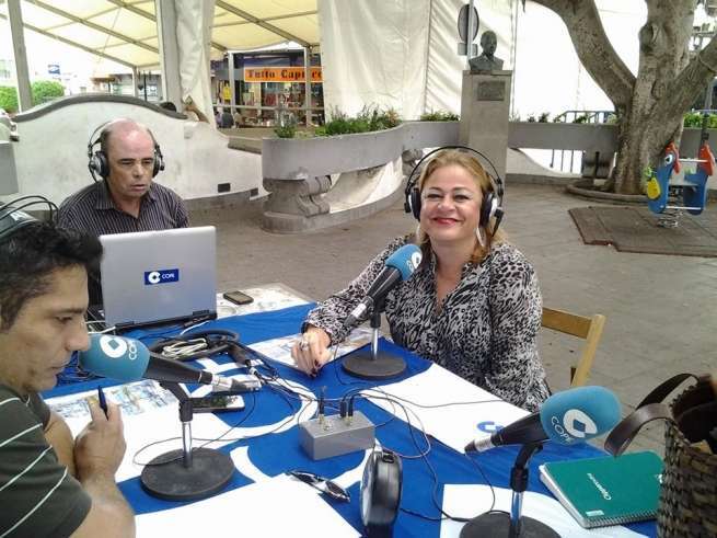 La alcaldesa participó en el programa (Foto TA)