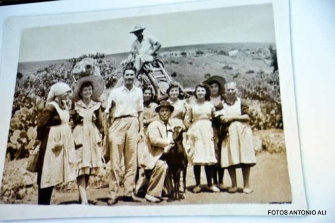 Una de las imágenes sobre el pasado de Jinámar recopiladas por el fotógrafo Andrés Cruz (Foto Antonio Alí)
