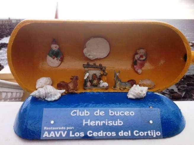 Portal de Belén diseñado por la AV Los Cedros del Cortijo (Foto TA)