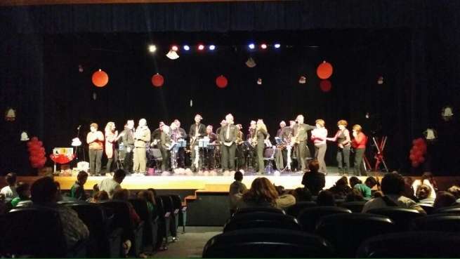 Concierto navideño de la Banda de Telde, este martes (Foto TA)