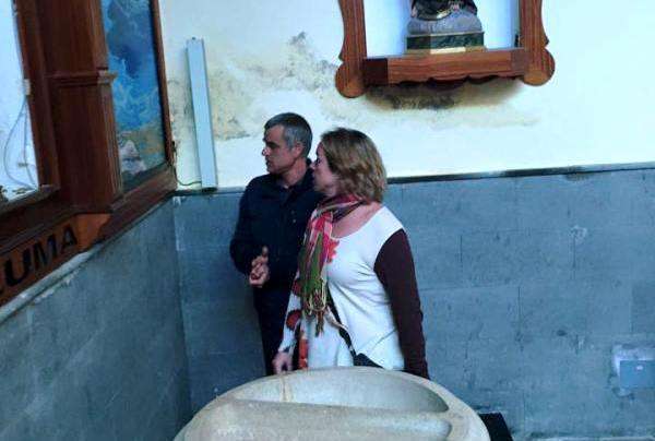 La concejala Sonsoles Martín, del PP, tuvo esta tarde conocimiento real del problema (Foto TA)