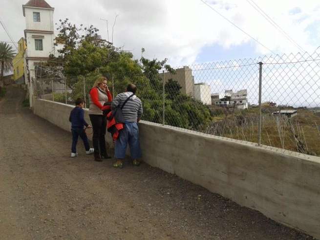 Castellano durante la visita a la zona (Foto TA)