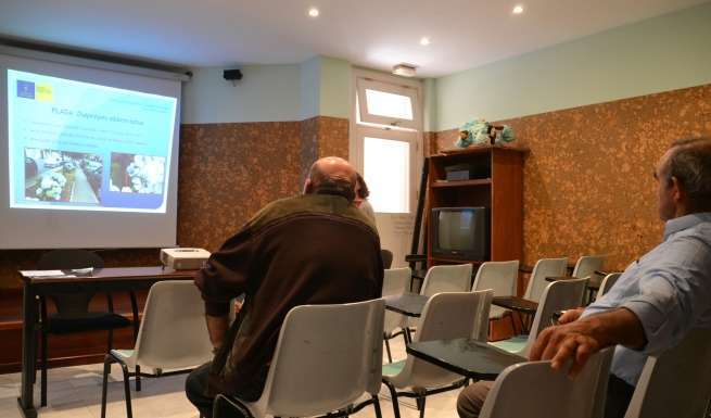 Imagen de la charla impartida esta tarde en las dependencias de la Concejalía de Sanidad de Telde (Foto TA)