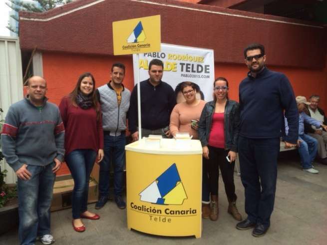 Integrantes del equipo de precampaña de los nacionalistas (Foto TA)