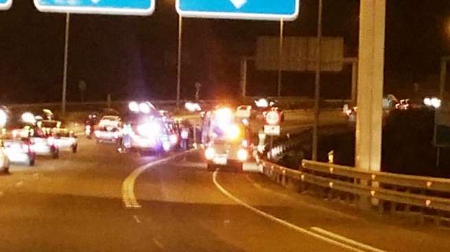 Imagen del accidente (Foto TA)