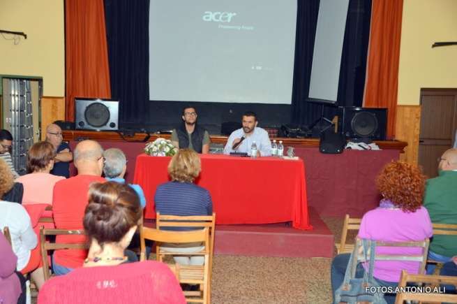 Este miércoles comenzaron las XIII Jornadas de Estudio del Folclore, momento del acto (Foto Antonio Alí)