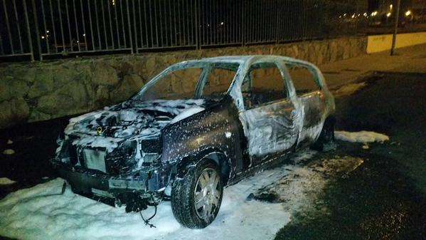 Estado en que quedó el vehículo (Foto TA)