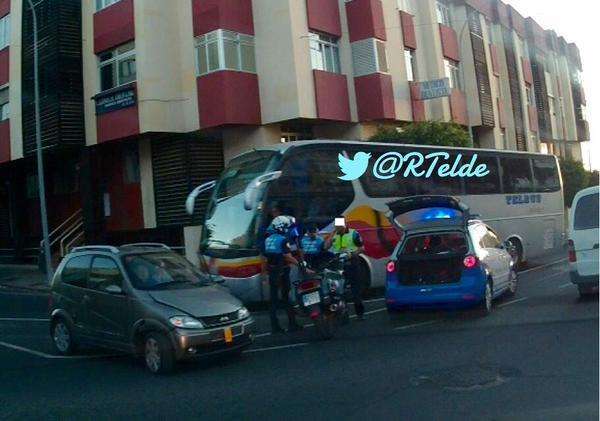 El accidente se produjo en el cruce de dos calles (Foto RTelde)