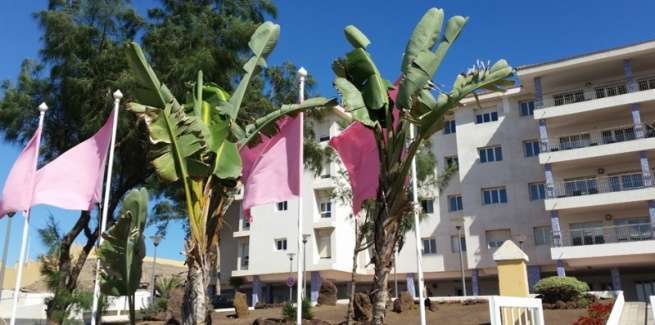 El personal del centro se suma a la campaña por el día internacional de la lucha contra esta grave enfermedad (Foto TA)