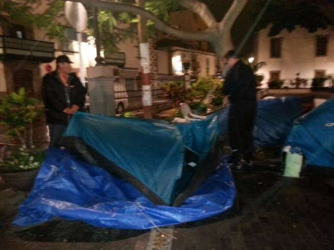 Santiago León levanta su campamento en San Juan (Foto TA)