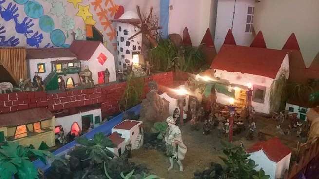 Belén del CEIP Príncipe de Asturias (Foto TA)