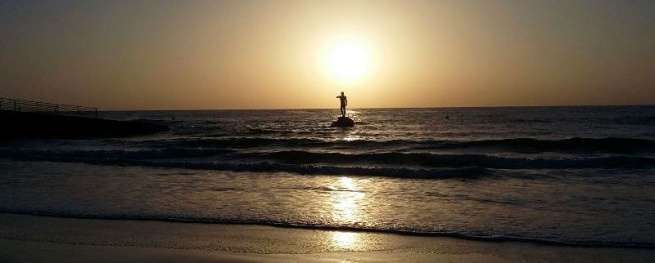 Imagen captada esta mañana en Melenara por Sindo Hernández 