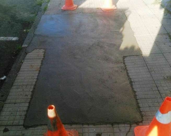 Las obras se llevaron a cabo tras la denuncia vecinal en TA (Foto TA)