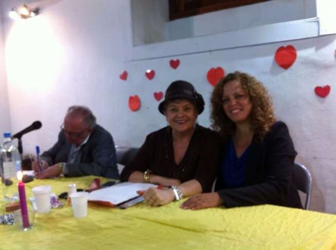 Momento de la velada de anoche en el Círculo Cultural de Telde (Foto TA)