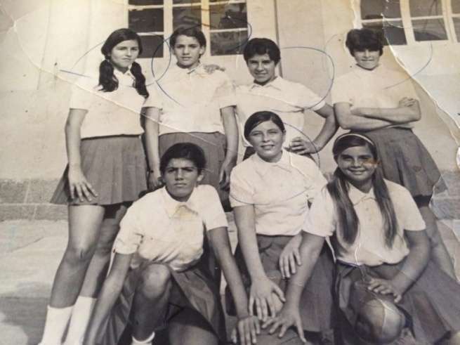 Grupo de alumnas del Instituto de Telde (Foto TA)