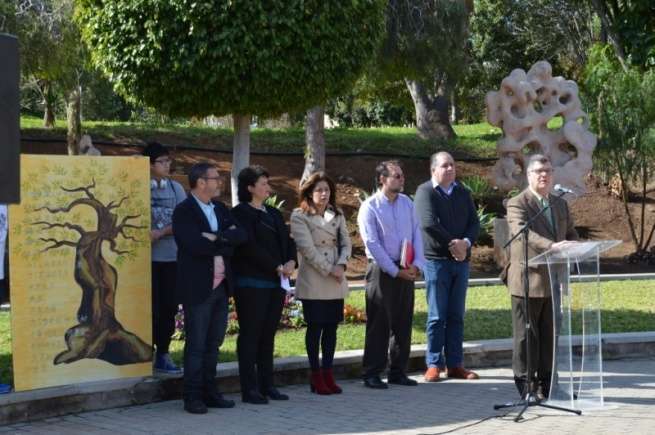 Momento del minuto de silencio (Foto TA)