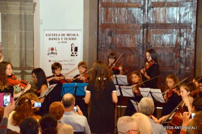 Imagen de una de las audiciones de esta tarde en San Pedro Mártir (Foto Antonio Alí)