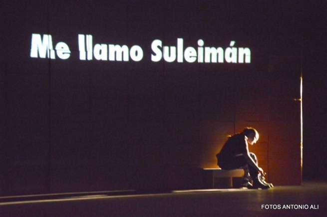 Momento de la obra en la segunda función de ayer viernes (Foto Antonio Alí)