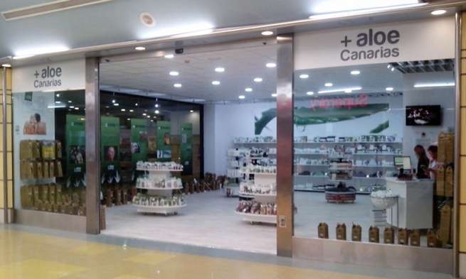 Nueva tienda de +Aloe Canarias, en Gando (Foto TA)