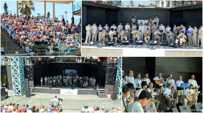 Secuencias del concierto de este mediodía en el CC Las Terrazas (Foto Antonio Alí)