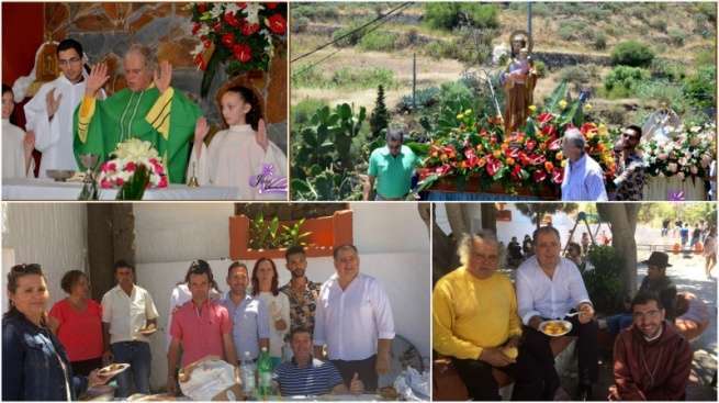 Actos religiosos y populares en La Breña, celebrados este domingo (Foto TA)