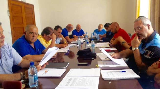 Imagen de la reunión celebrada este jueves en las Casas Consistoriales de Telde (Foto TA)