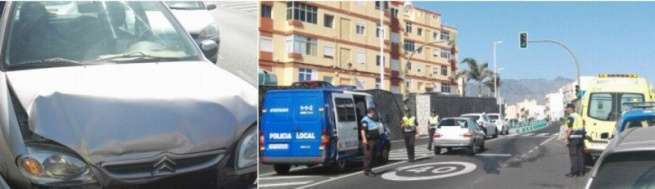Lugar donde ocurrió el accidente (Foto TA)