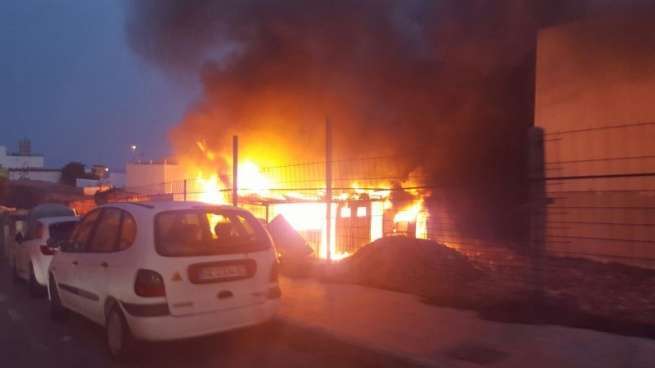 Incendio del chamizo (Foto TA)