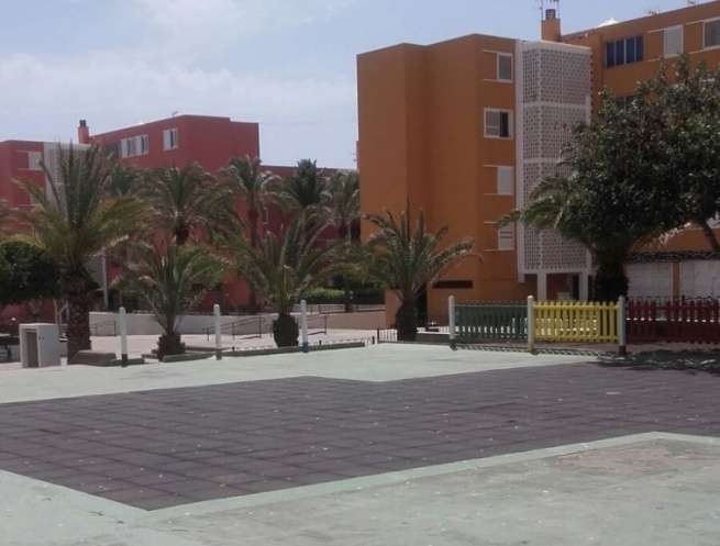 Muchas piezas han desaparecido del parque infantil (Foto TA)
