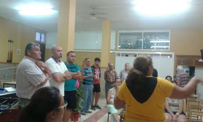 Asamblea en la que se eligió a la nueva directiva de la AV El Pilar (Foto TA)