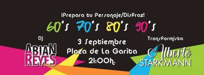 Cartel del acto de esta noche en La Garita (Foto TA)