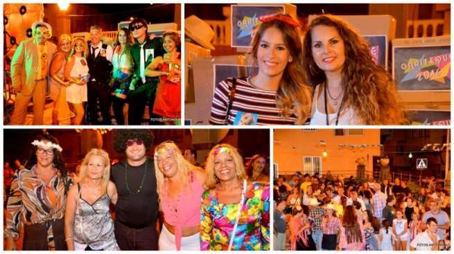 Diferentes momentos del Gariteque de anoche (Foto TA)