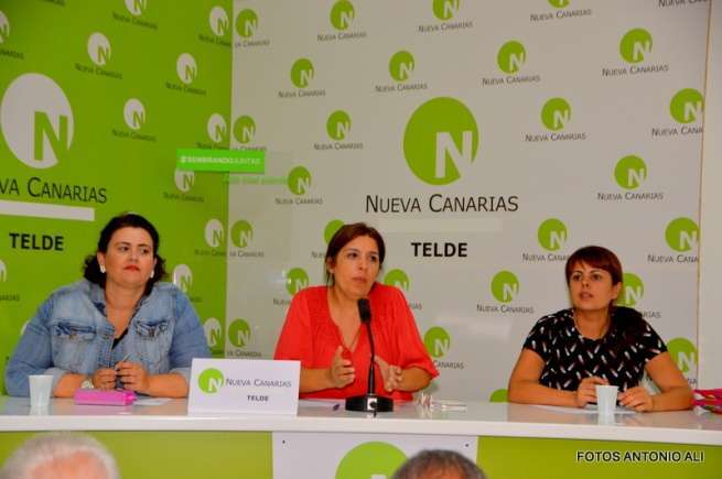 Momento de la reunión del consejo político de Nueva Canarias celebrada este jueves (Foto Antonio Alí)