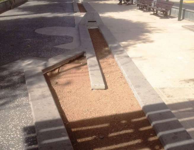 El canal central después de la limpieza (Foto TA)