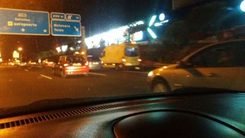 El accidente ocurrió en dirección sur (Foto TA)
