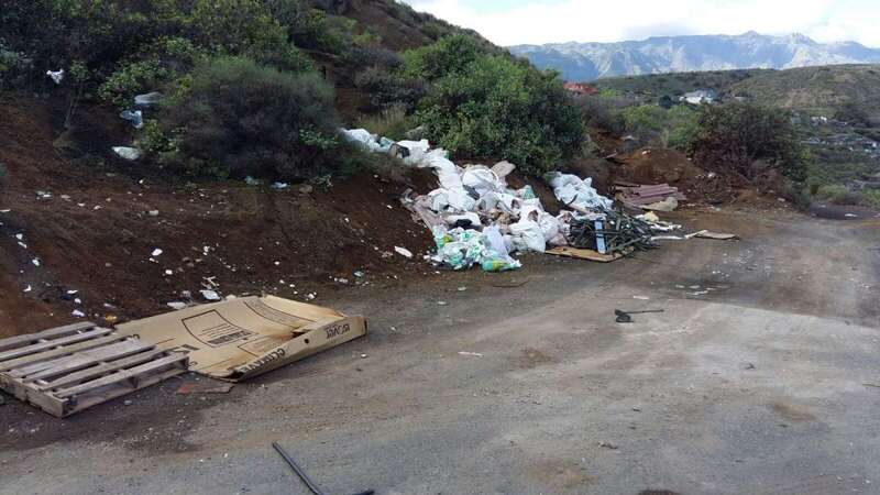 Nuevos vertidos en Caserones Altos (Foto TA)