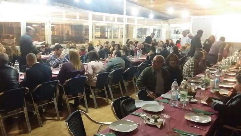 Imagen de la cena benéfica de esta noche organizada por CC (Foto TA)