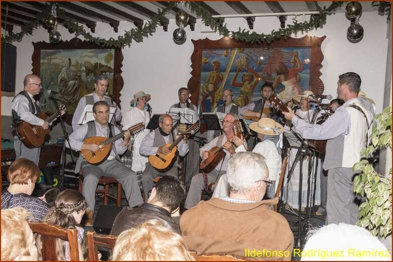 Momento de la actuación de esta noche de Tagoror (Foto Ildefonso Rodríguez)