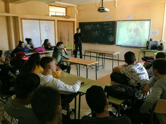 Imagen de la charla (Foto TA)