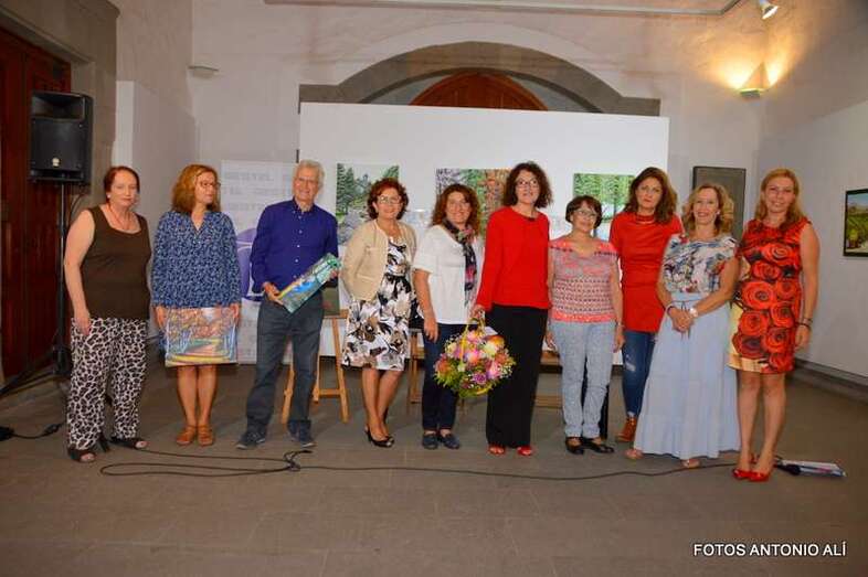 Imagen del acto de clausura celebrado anoche en la ermita de San Pedro Mártir, en San Juan (Foto Antonio Alí)