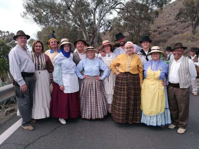 Miembros del colectivo vecinal El Roque Azucarero (Foto TA)