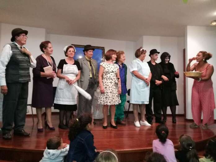 Momento de la representación (Foto TA)